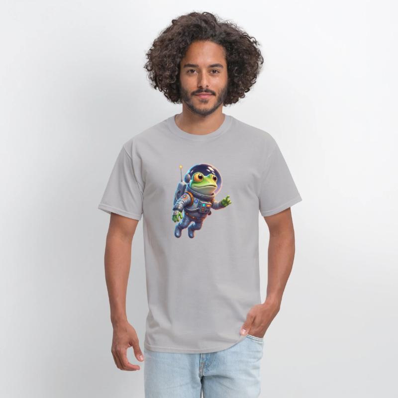 Frog in space suit