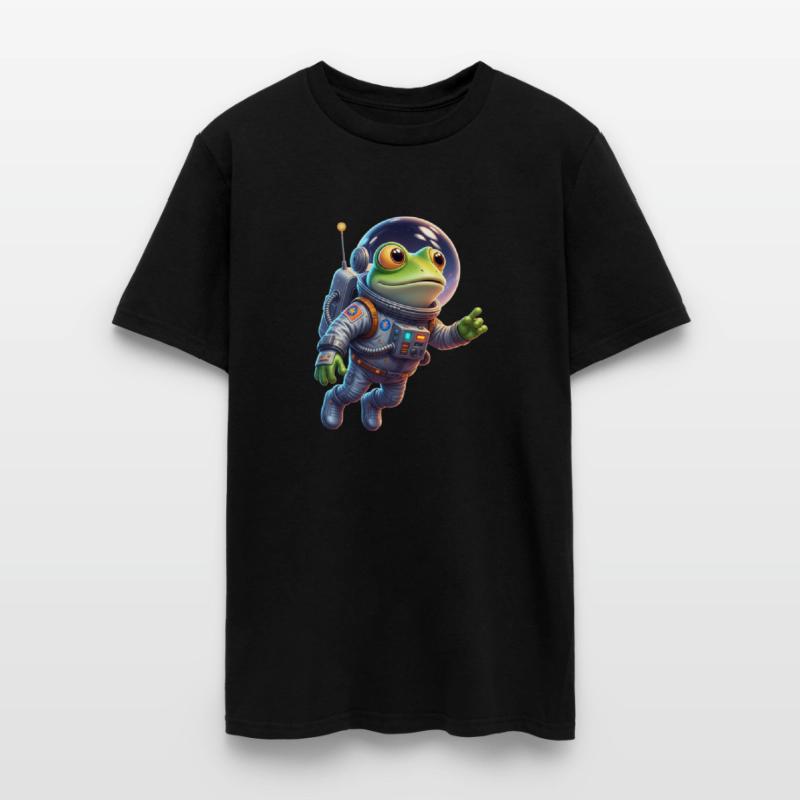 Frog in space suit