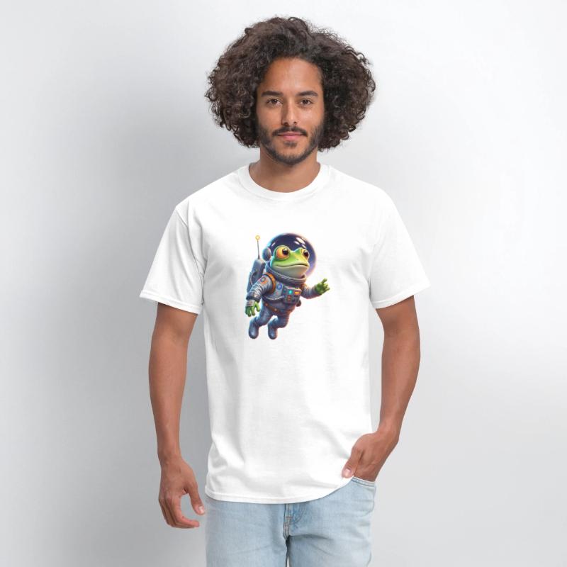 Frog in space suit