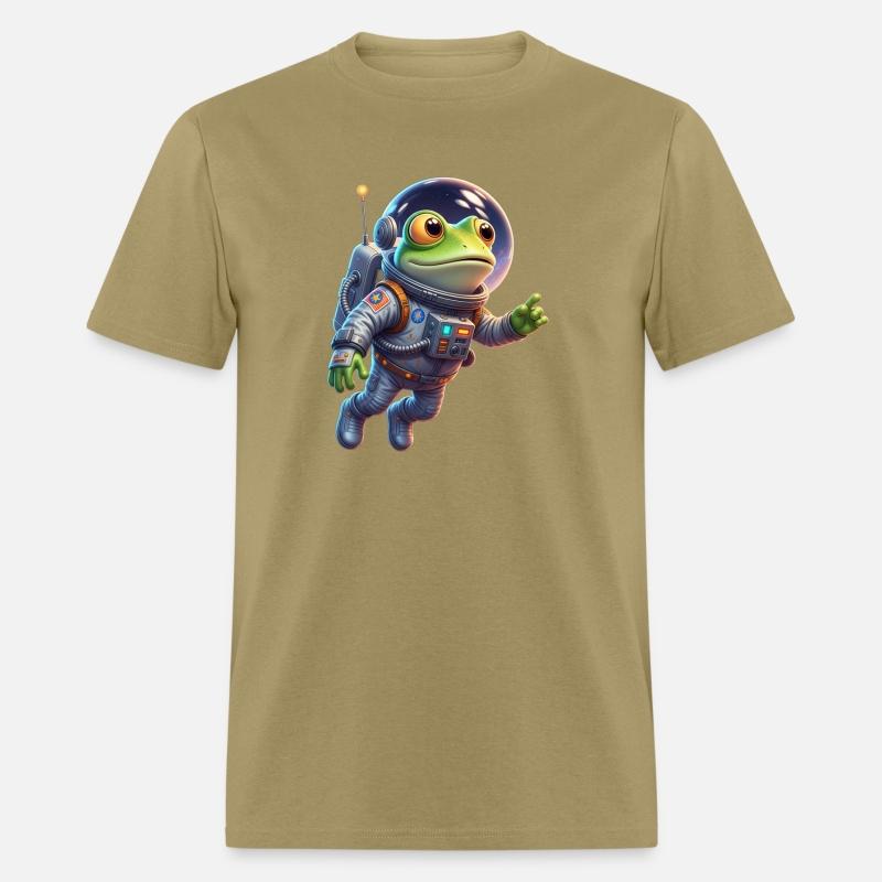 Frog in space suit