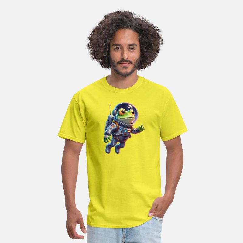 Frog in space suit