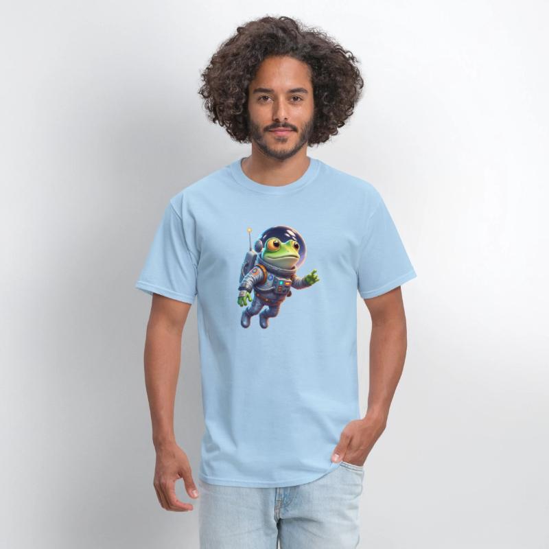 Frog in space suit