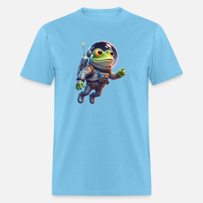 Frog in space suit