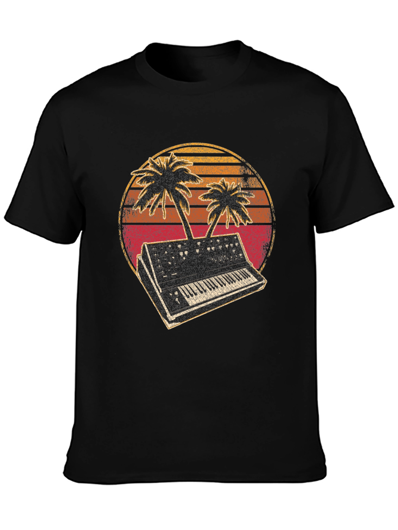 Retro Synthwave Palm Tree T-Shirt