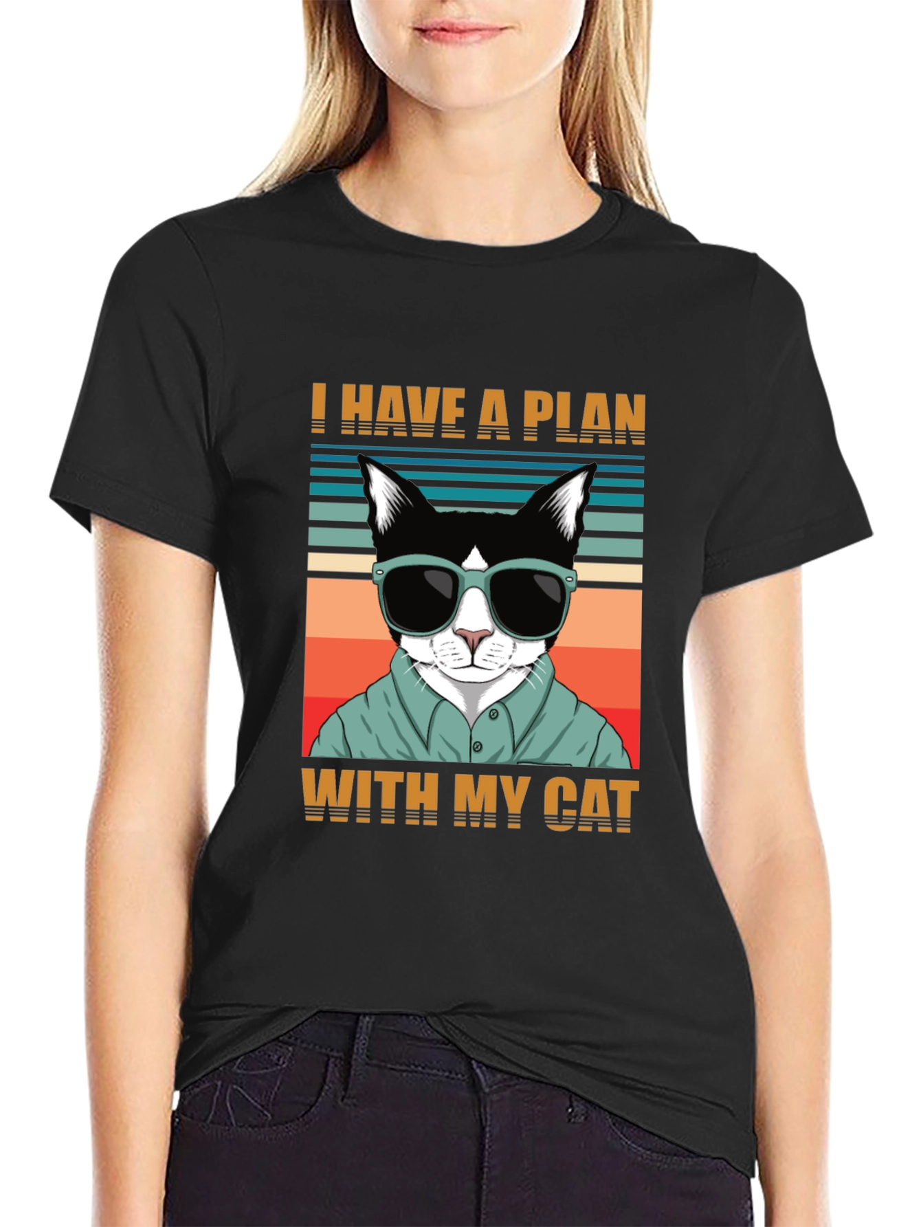 I Have A Plan With My Cat T-Shirt