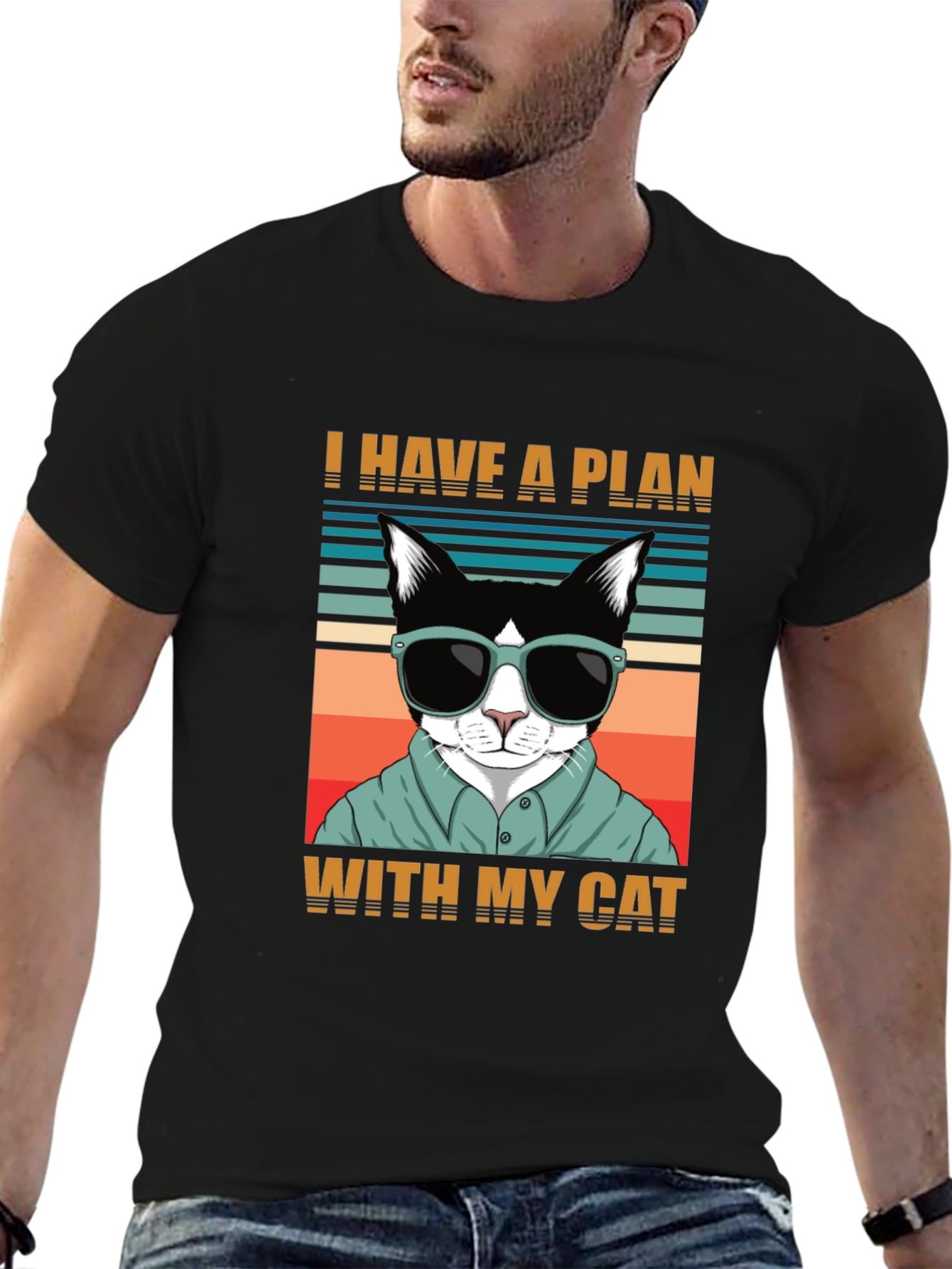 I Have A Plan With My Cat T-Shirt