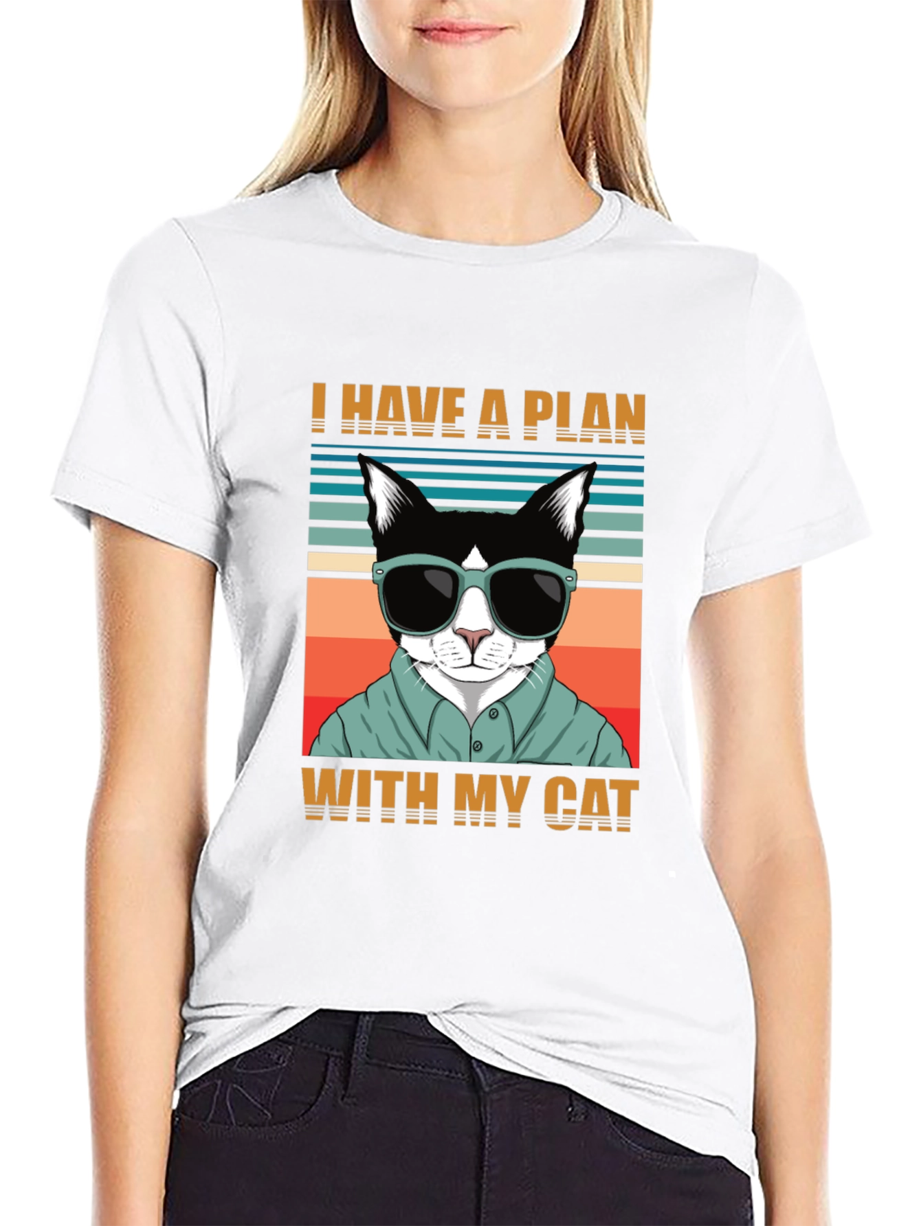 I Have A Plan With My Cat T-Shirt