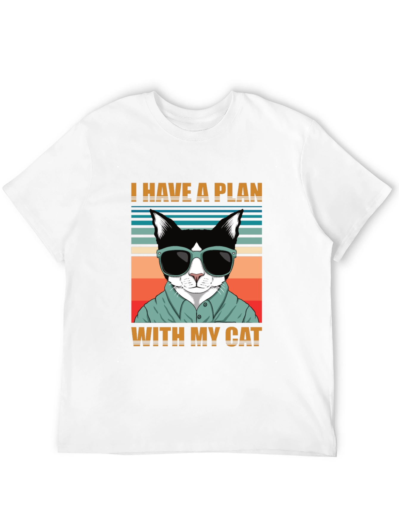 I Have A Plan With My Cat T-Shirt