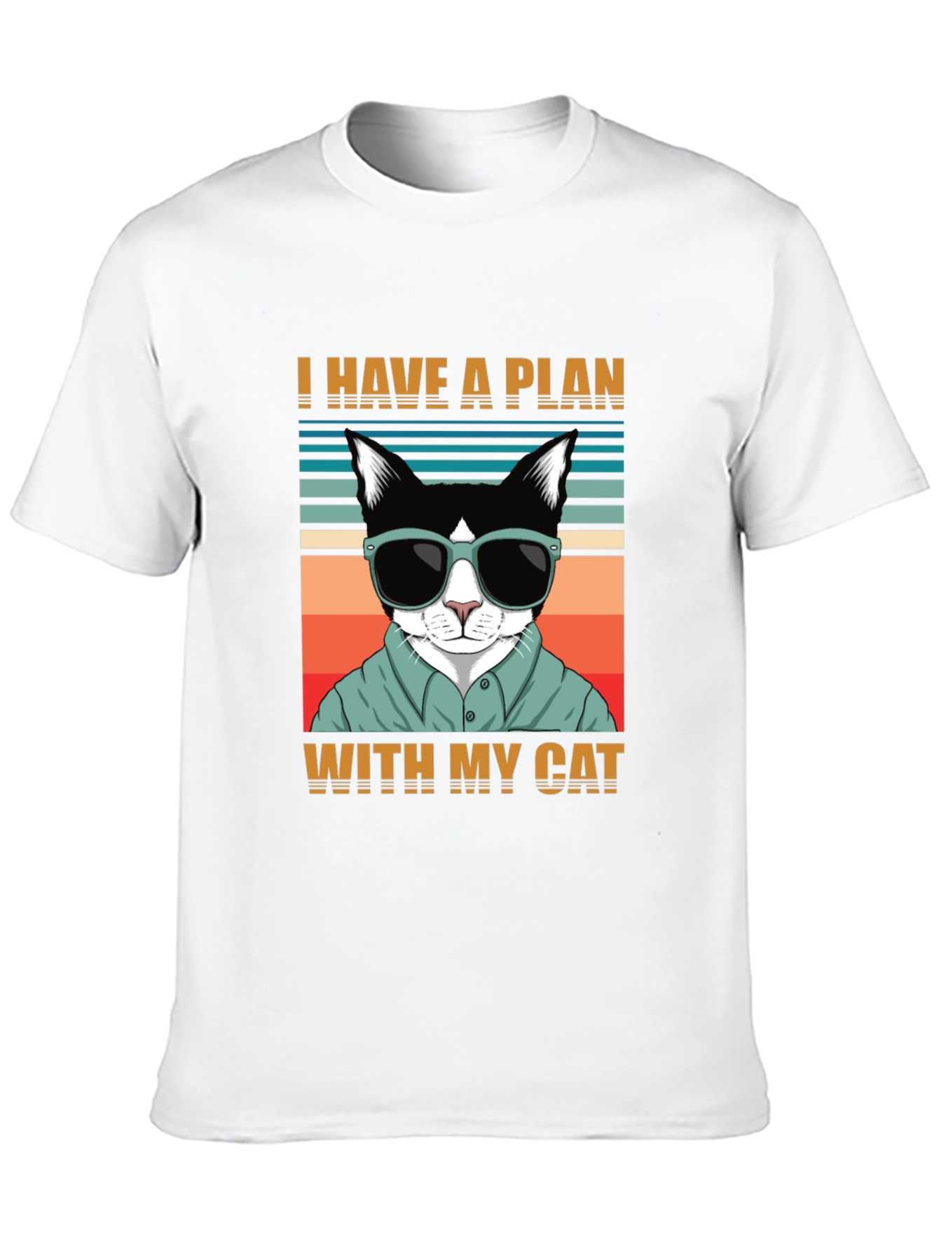 I Have A Plan With My Cat T-Shirt