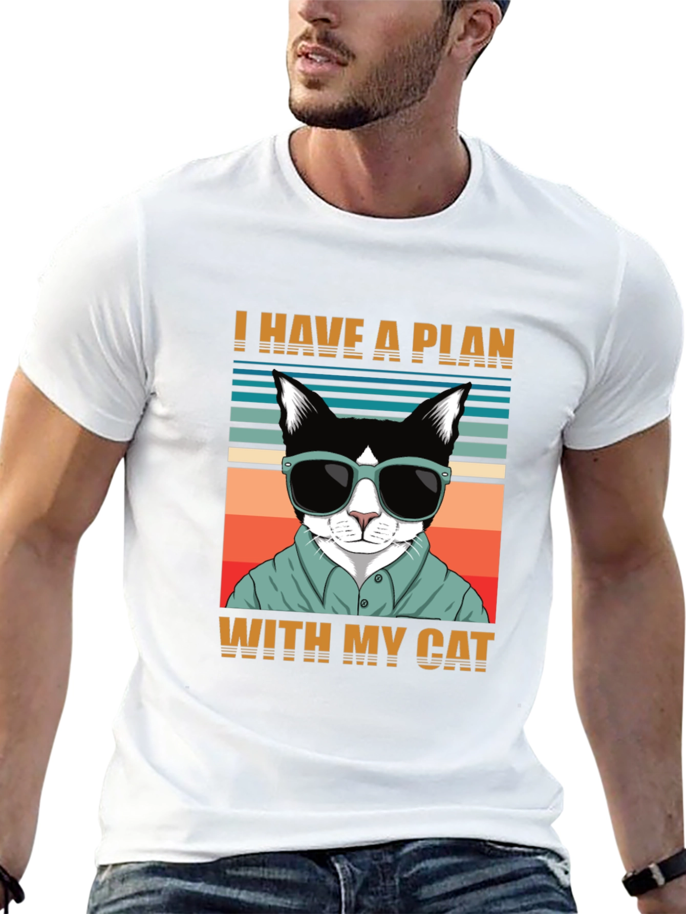 I Have A Plan With My Cat T-Shirt