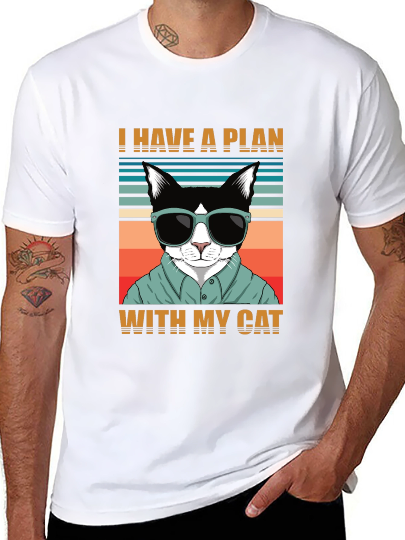 I Have A Plan With My Cat T-Shirt