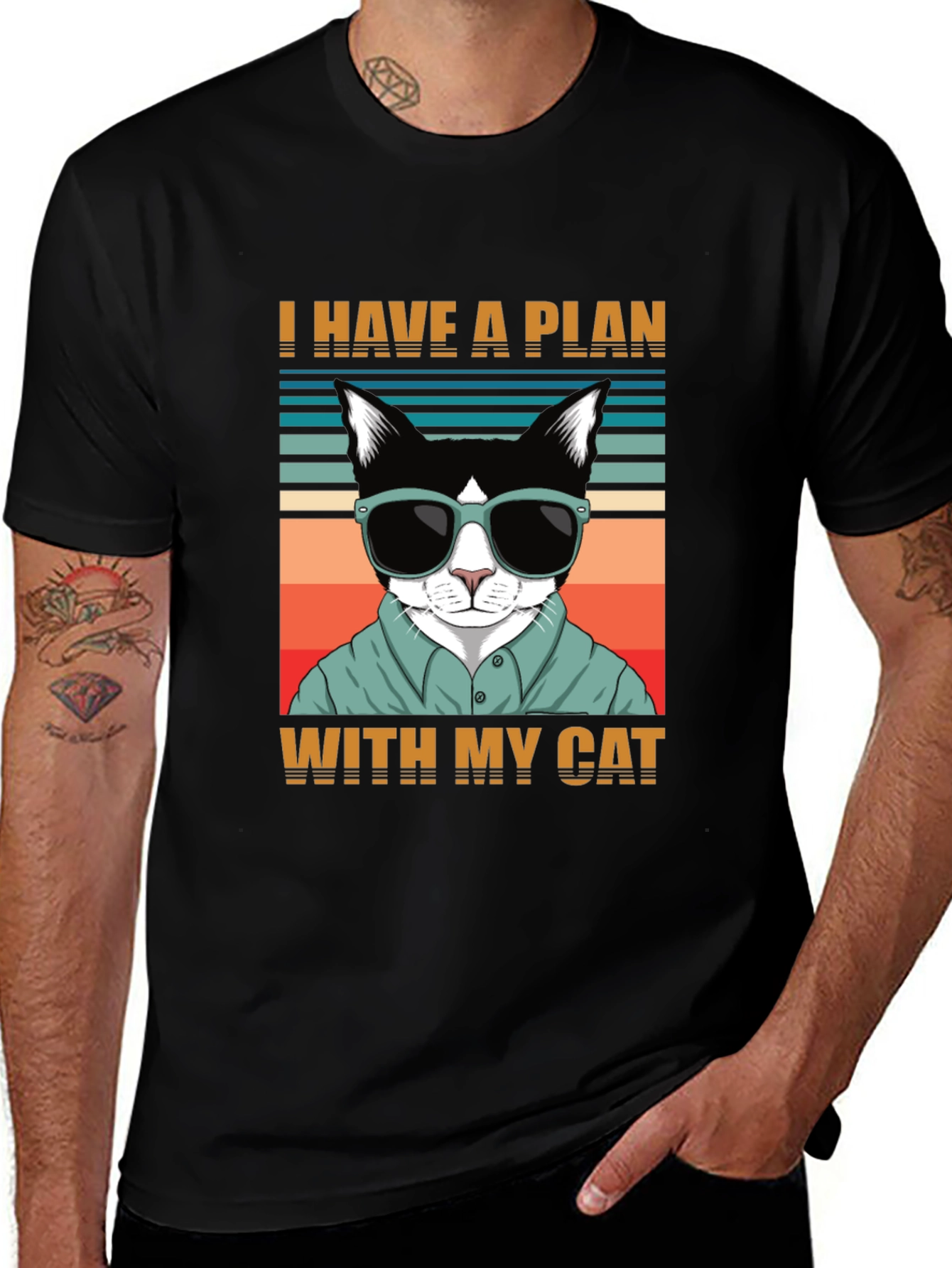 I Have A Plan With My Cat T-Shirt