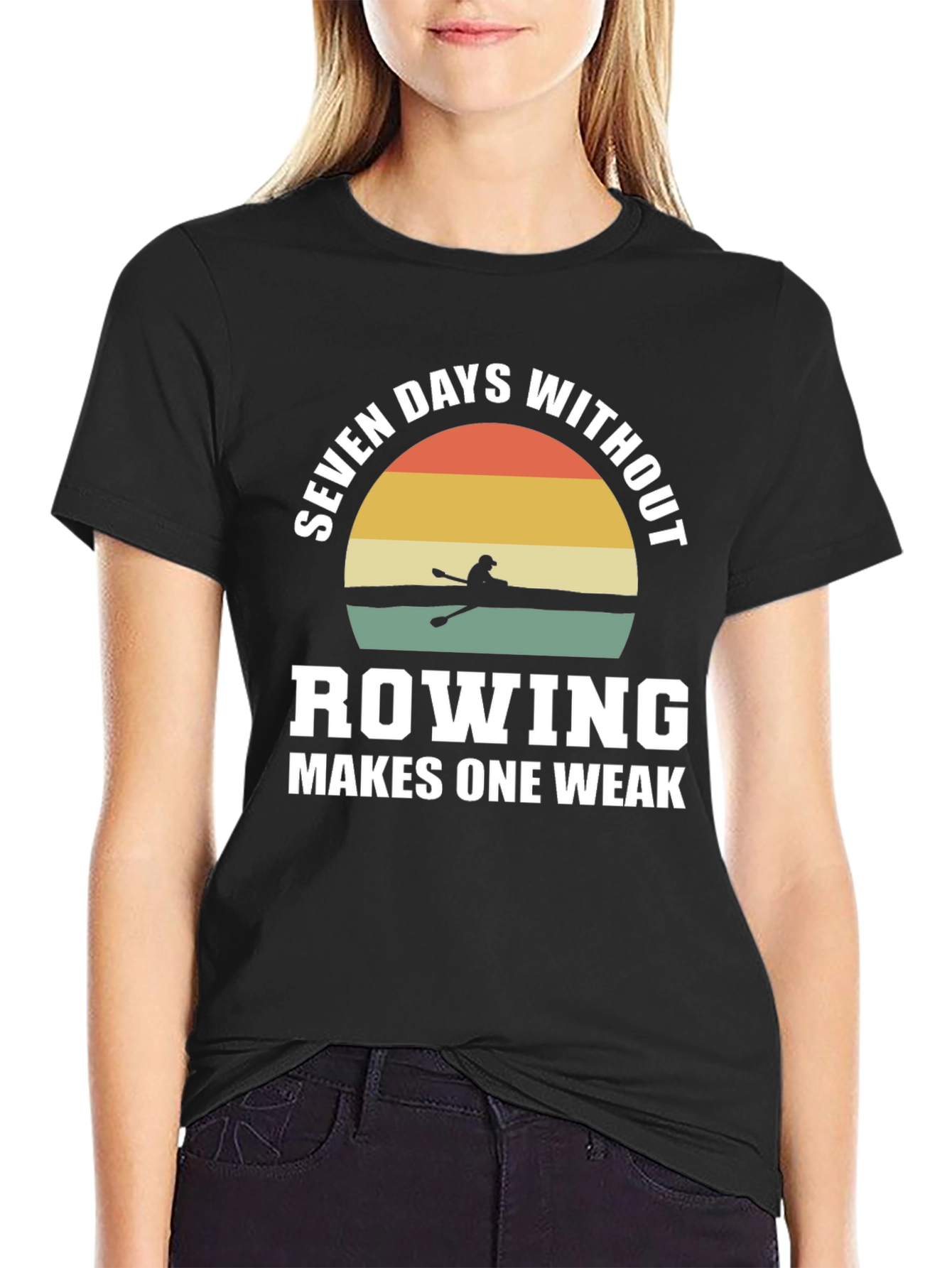 Rowing Makes One Weak Graphic Tee