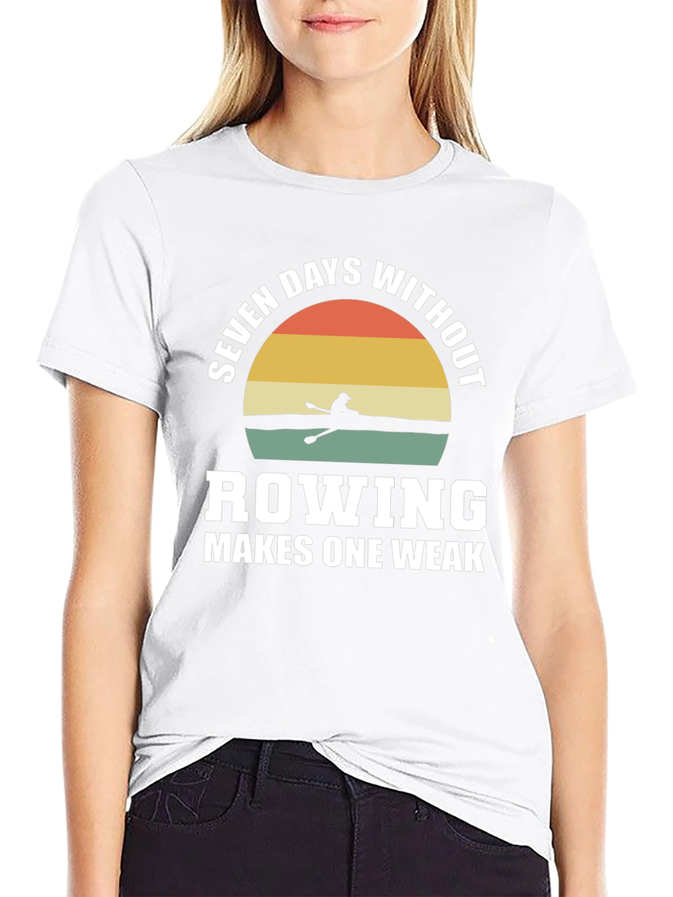 Rowing Makes One Weak Graphic Tee