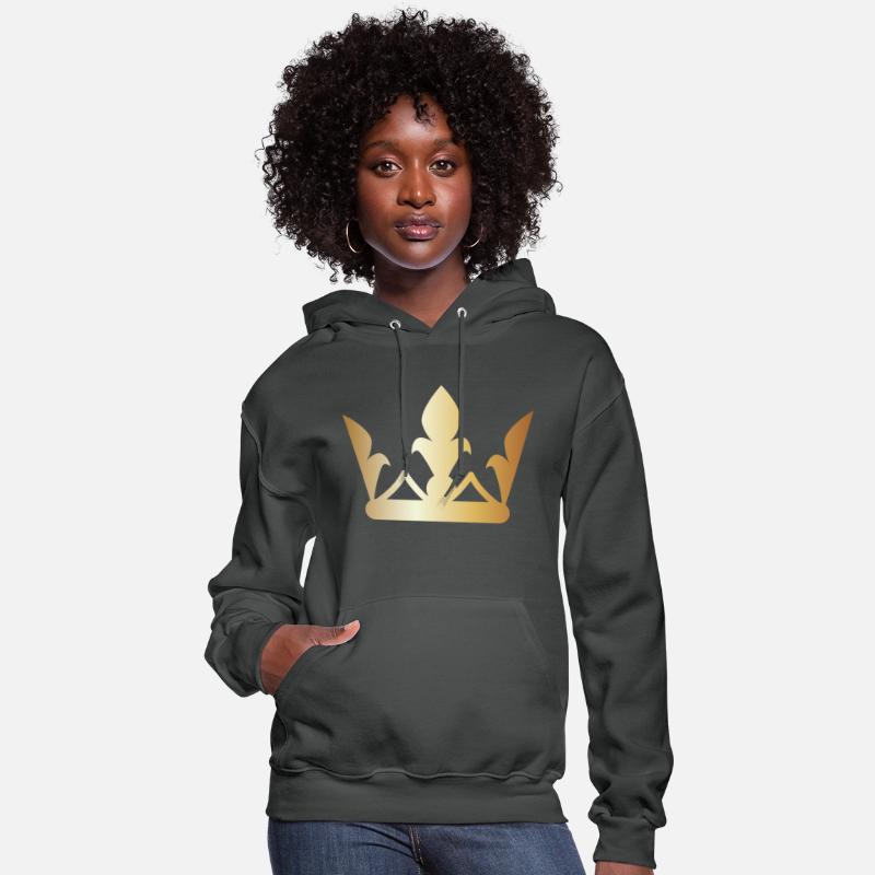 Fun golden crown king vip gold royal vector image