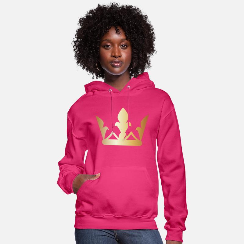 Fun golden crown king vip gold royal vector image