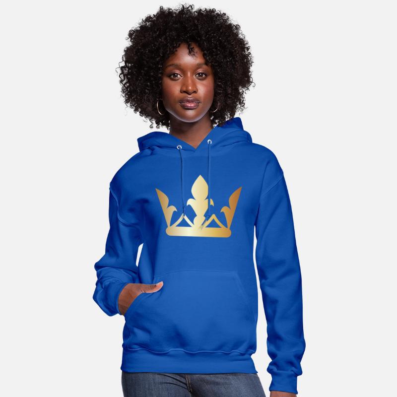Fun golden crown king vip gold royal vector image