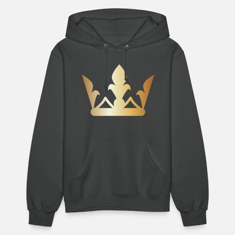 Fun golden crown king vip gold royal vector image
