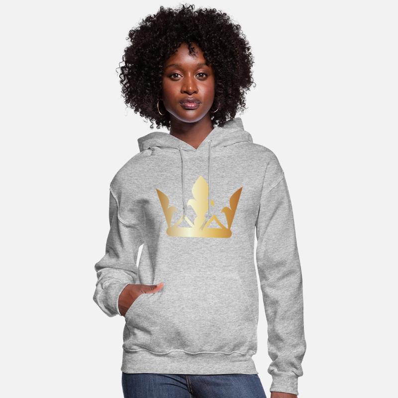 Fun golden crown king vip gold royal vector image