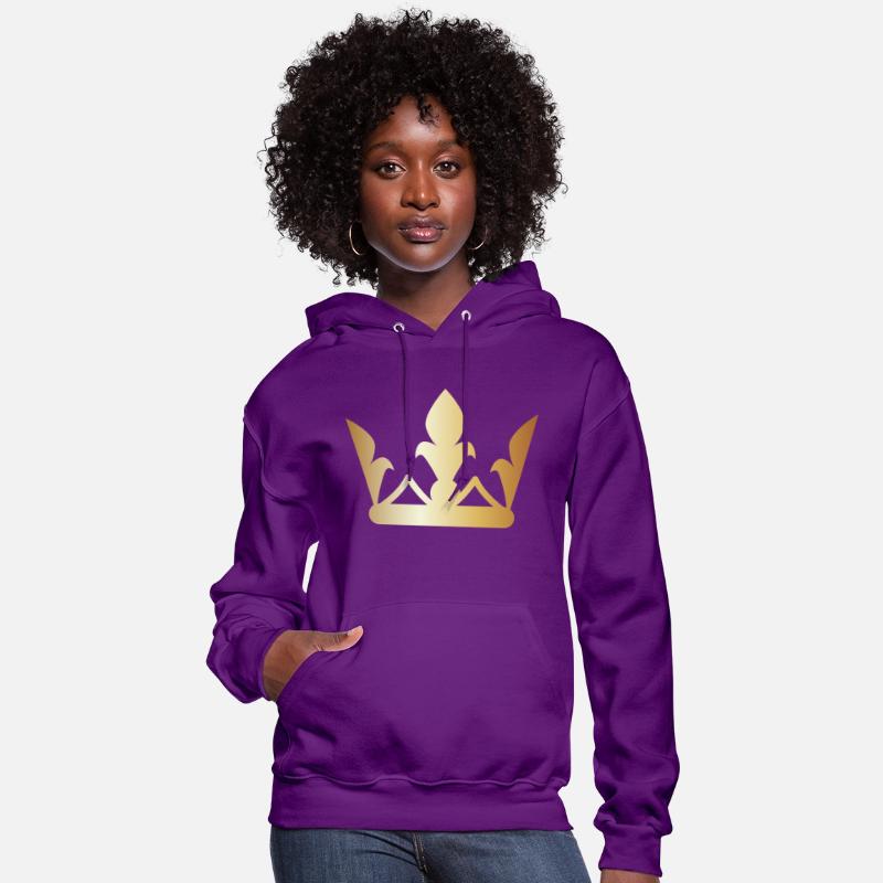 Fun golden crown king vip gold royal vector image