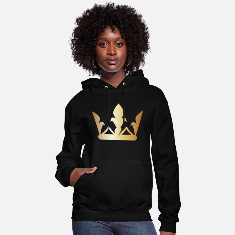 Fun golden crown king vip gold royal vector image