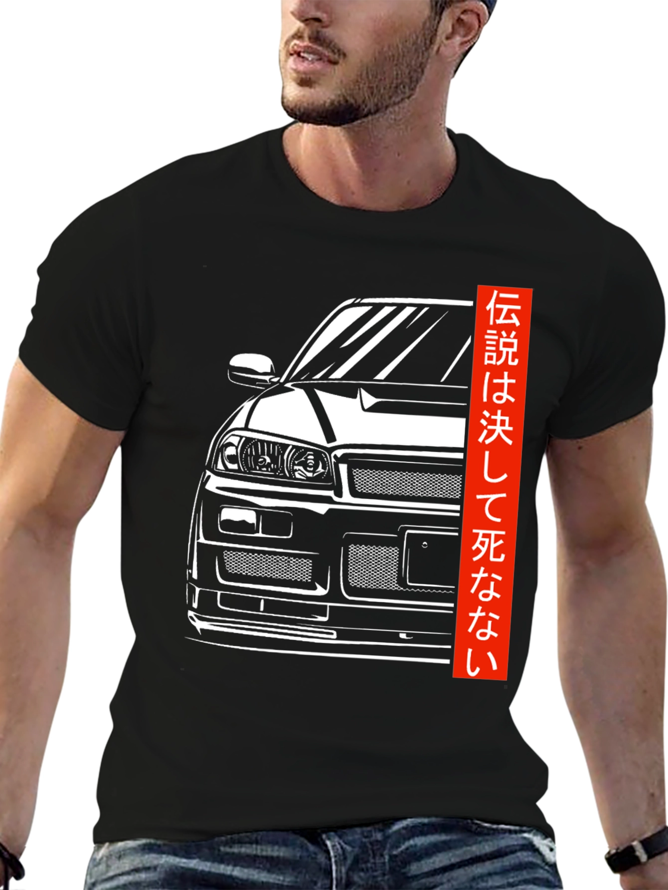 Nissan Skyline R34 Graphic Tee - Legendary Style