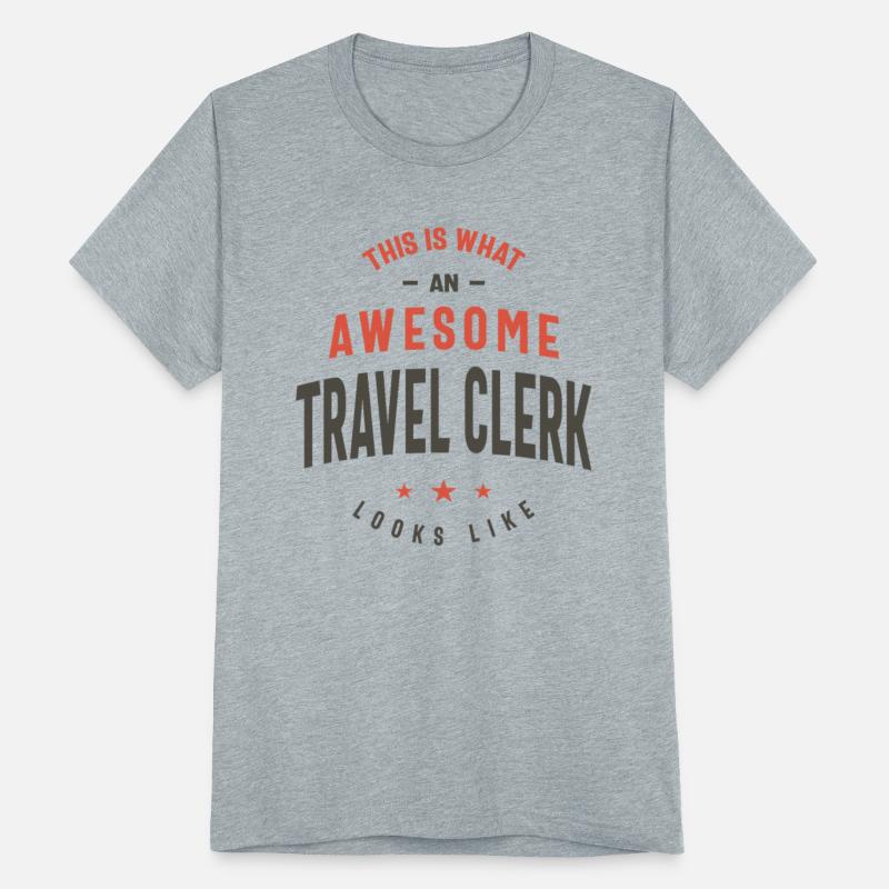 Funny Awesome Travel Clerk Job Occupation