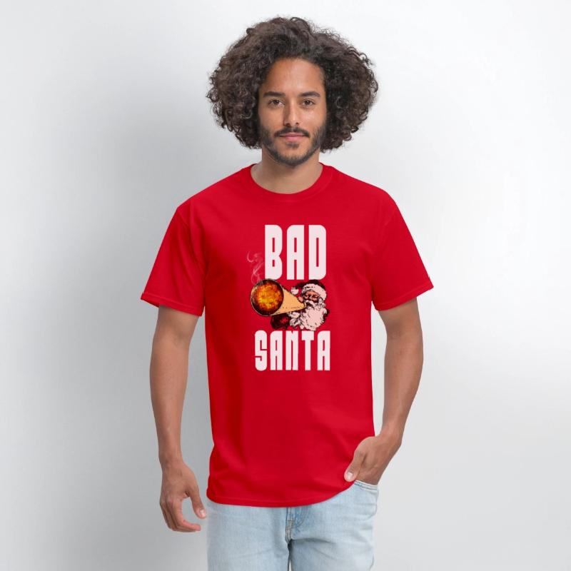 Funny Bad Santa Beard Shirt,Merry Xmas T-shirt Tee
