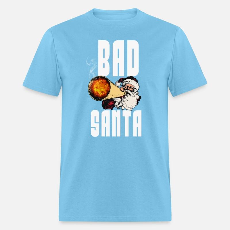 Funny Bad Santa Beard Shirt,Merry Xmas T-shirt Tee