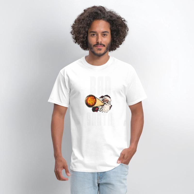 Funny Bad Santa Beard Shirt,Merry Xmas T-shirt Tee