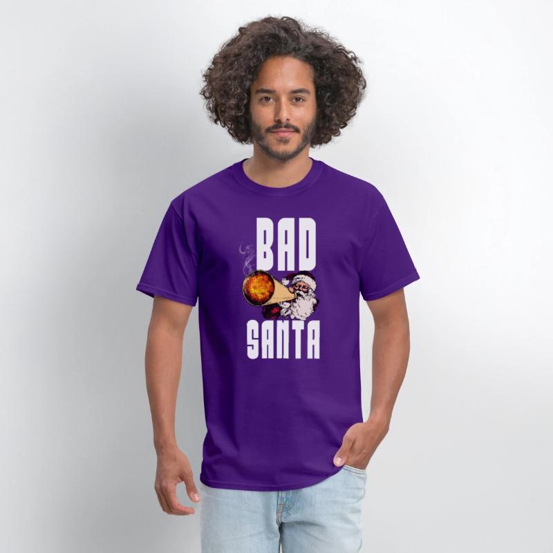 Funny Bad Santa Beard Shirt,Merry Xmas T-shirt Tee
