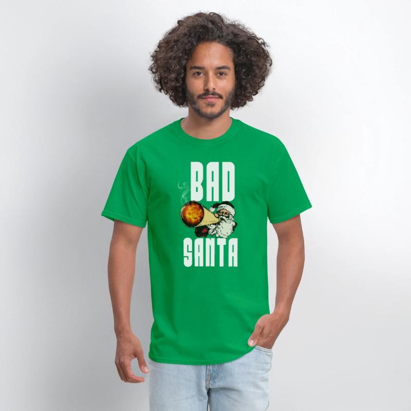 Funny Bad Santa Beard Shirt,Merry Xmas T-shirt Tee
