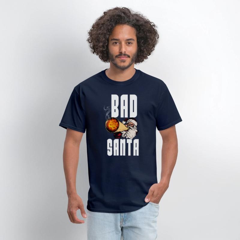 Funny Bad Santa Beard Shirt,Merry Xmas T-shirt Tee