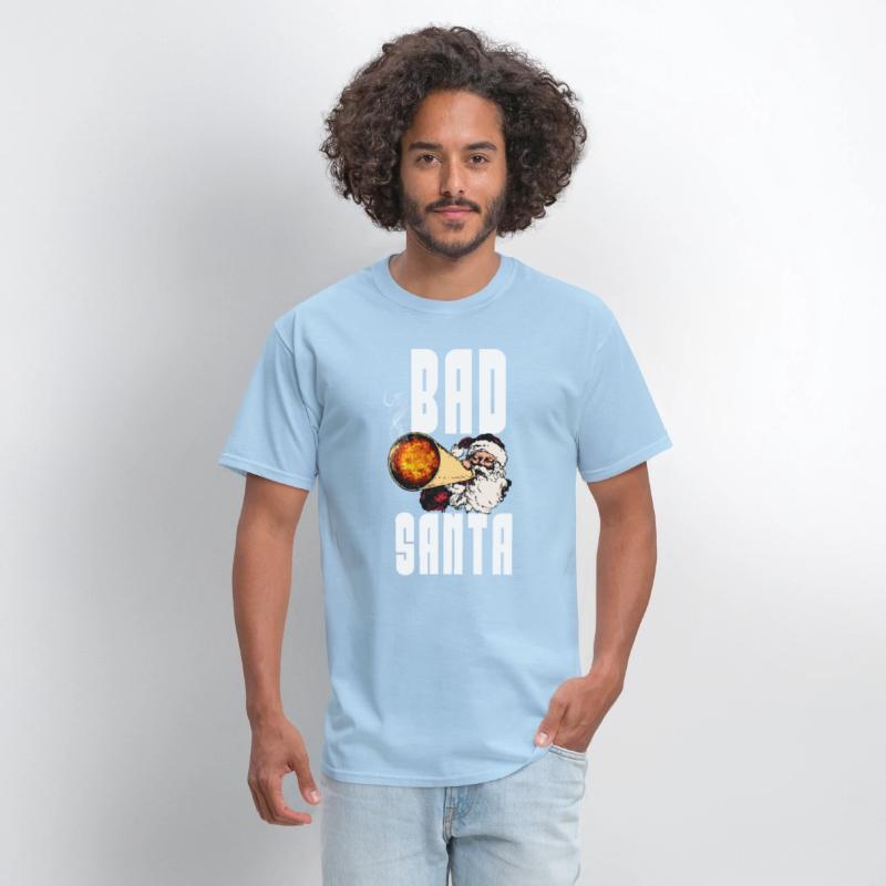 Funny Bad Santa Beard Shirt,Merry Xmas T-shirt Tee