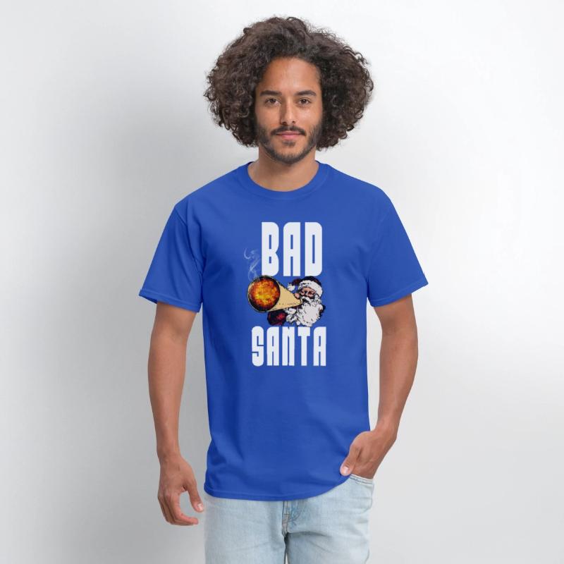 Funny Bad Santa Beard Shirt,Merry Xmas T-shirt Tee