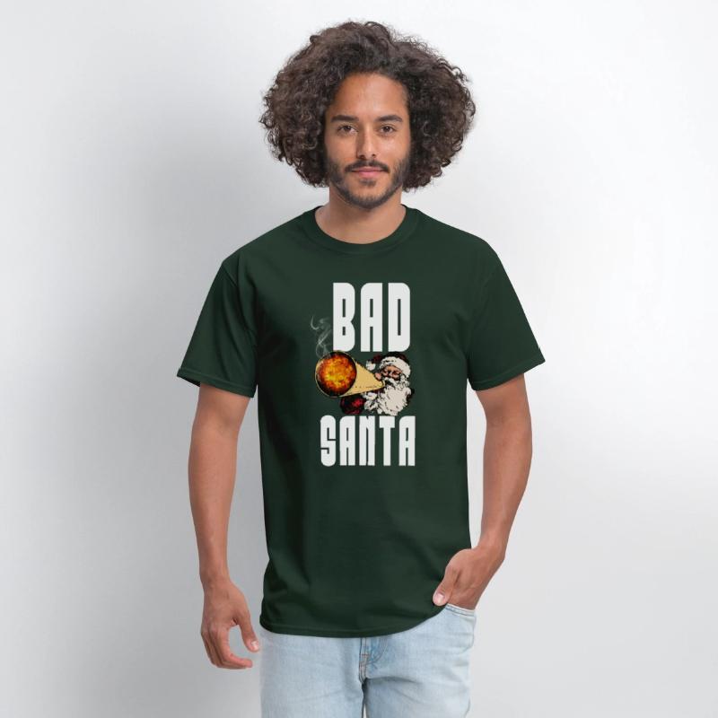 Funny Bad Santa Beard Shirt,Merry Xmas T-shirt Tee