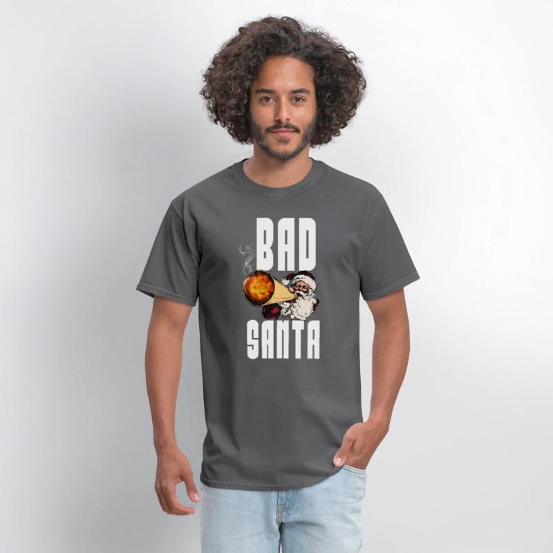 Funny Bad Santa Beard Shirt,Merry Xmas T-shirt Tee
