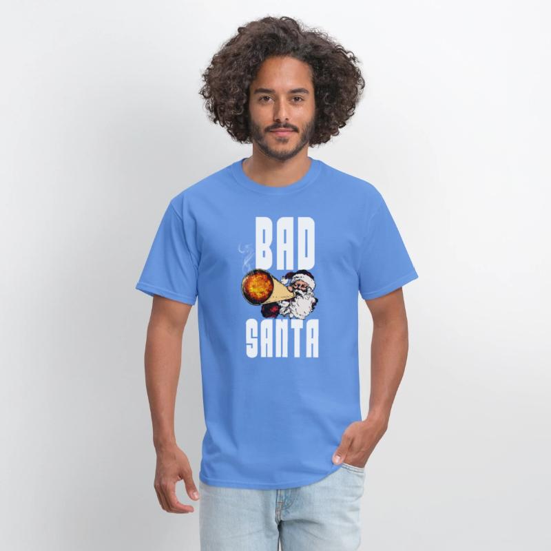Funny Bad Santa Beard Shirt,Merry Xmas T-shirt Tee