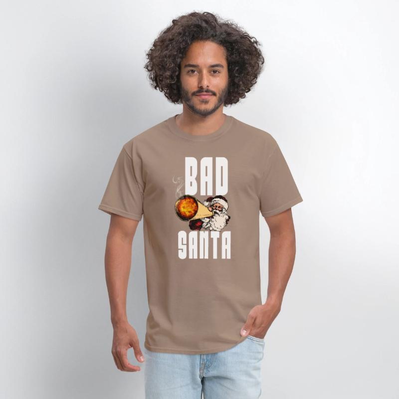 Funny Bad Santa Beard Shirt,Merry Xmas T-shirt Tee