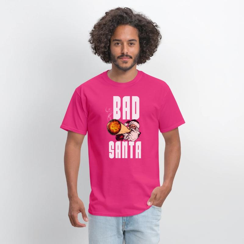 Funny Bad Santa Beard Shirt,Merry Xmas T-shirt Tee