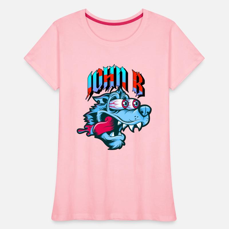 Funny Blue Dog with Big Eyes