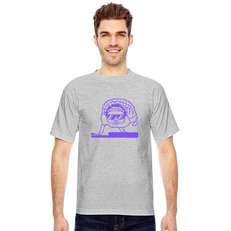 Funny Cool DJ Hedgehog Cute Animal Mixing Console