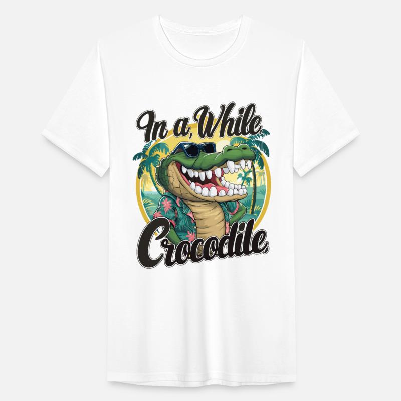 Funny Crocodile Saying Quote In A While Crocodile