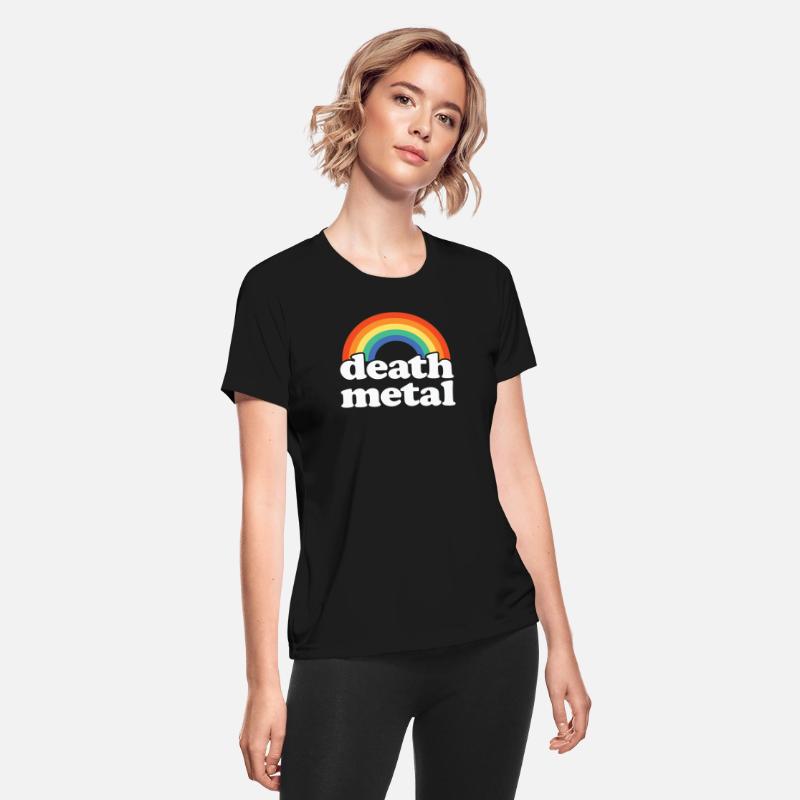 Funny Death Metal Design: Rainbow Riot