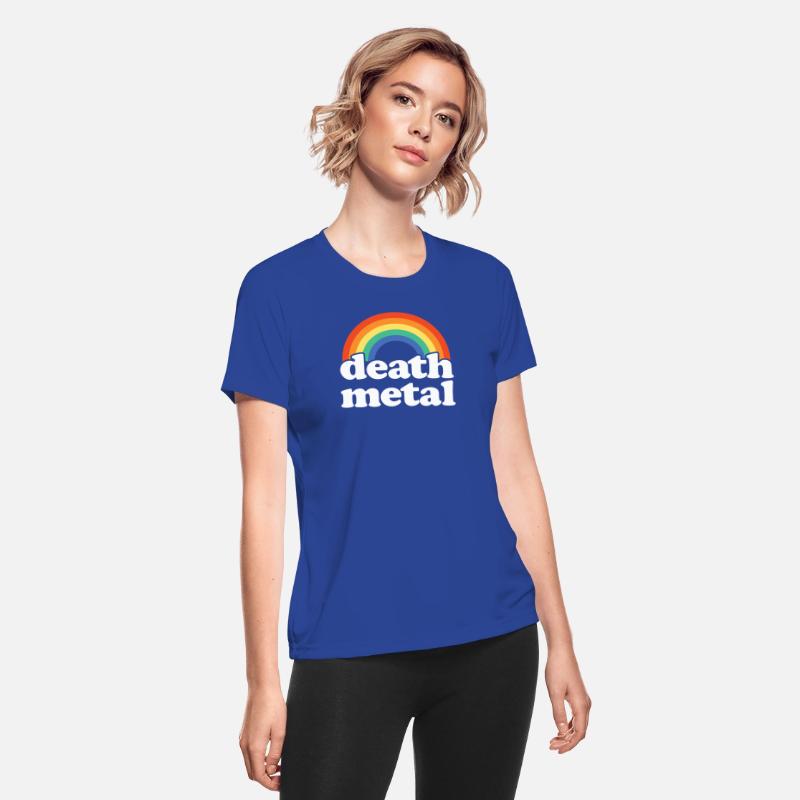 Funny Death Metal Design: Rainbow Riot