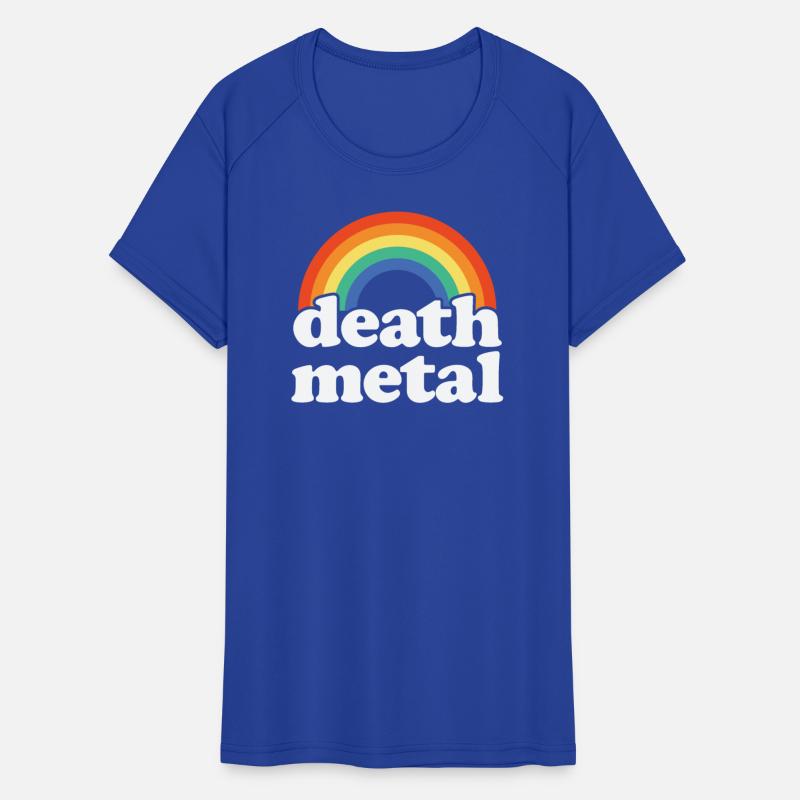 Funny Death Metal Design: Rainbow Riot
