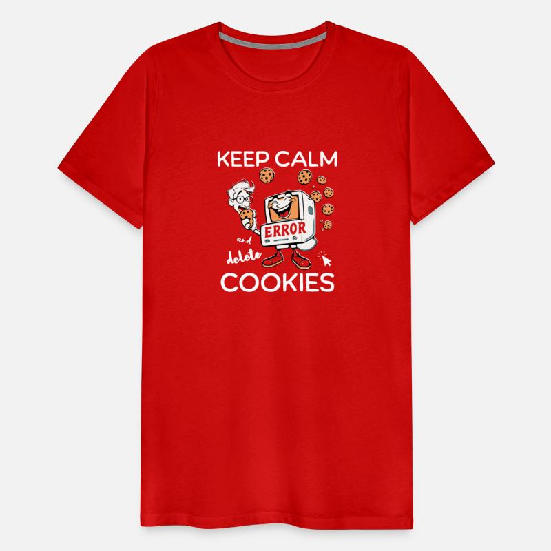 Funny Delete Cookies Retro Computer Cartoon Humor