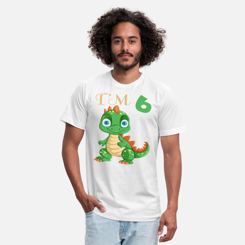 Funny Dinosaur I'm 6 Years Old Boys 6th Birthday