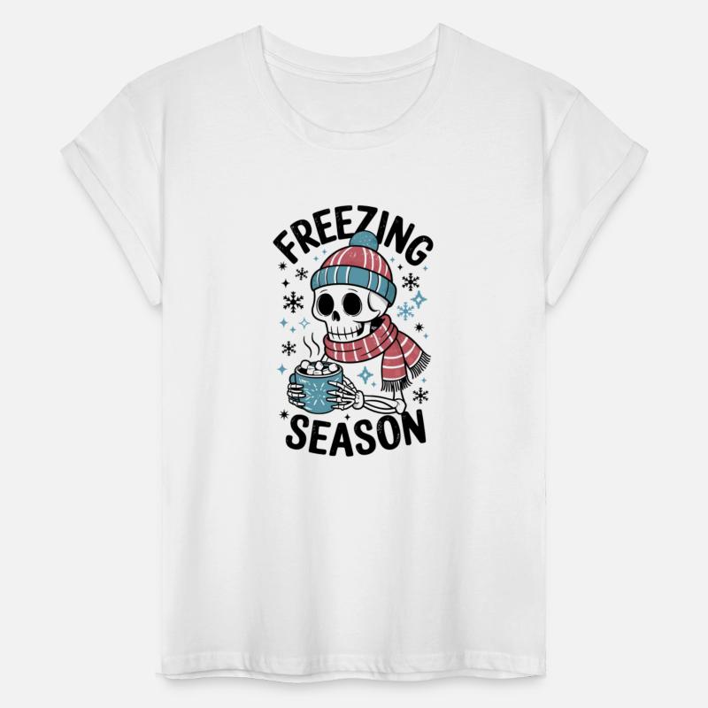 Funny Freezing Season Skeleton