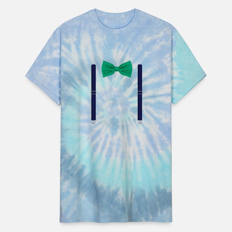 Funny Green Bow Tie with Suspenders Perfect
